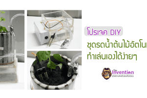 โปรเจค DIY : ชุดรดน้ำต้นไม้อัตโนมัติ ทำเล่นเองได้ง่ายๆ