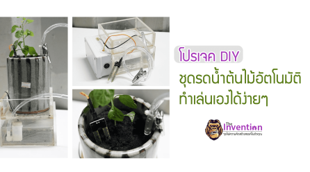 โปรเจค DIY : ชุดรดน้ำต้นไม้อัตโนมัติ ทำเล่นเองได้ง่ายๆ