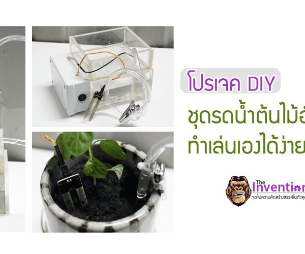 โปรเจค DIY : ชุดรดน้ำต้นไม้อัตโนมัติ ทำเล่นเองได้ง่ายๆ