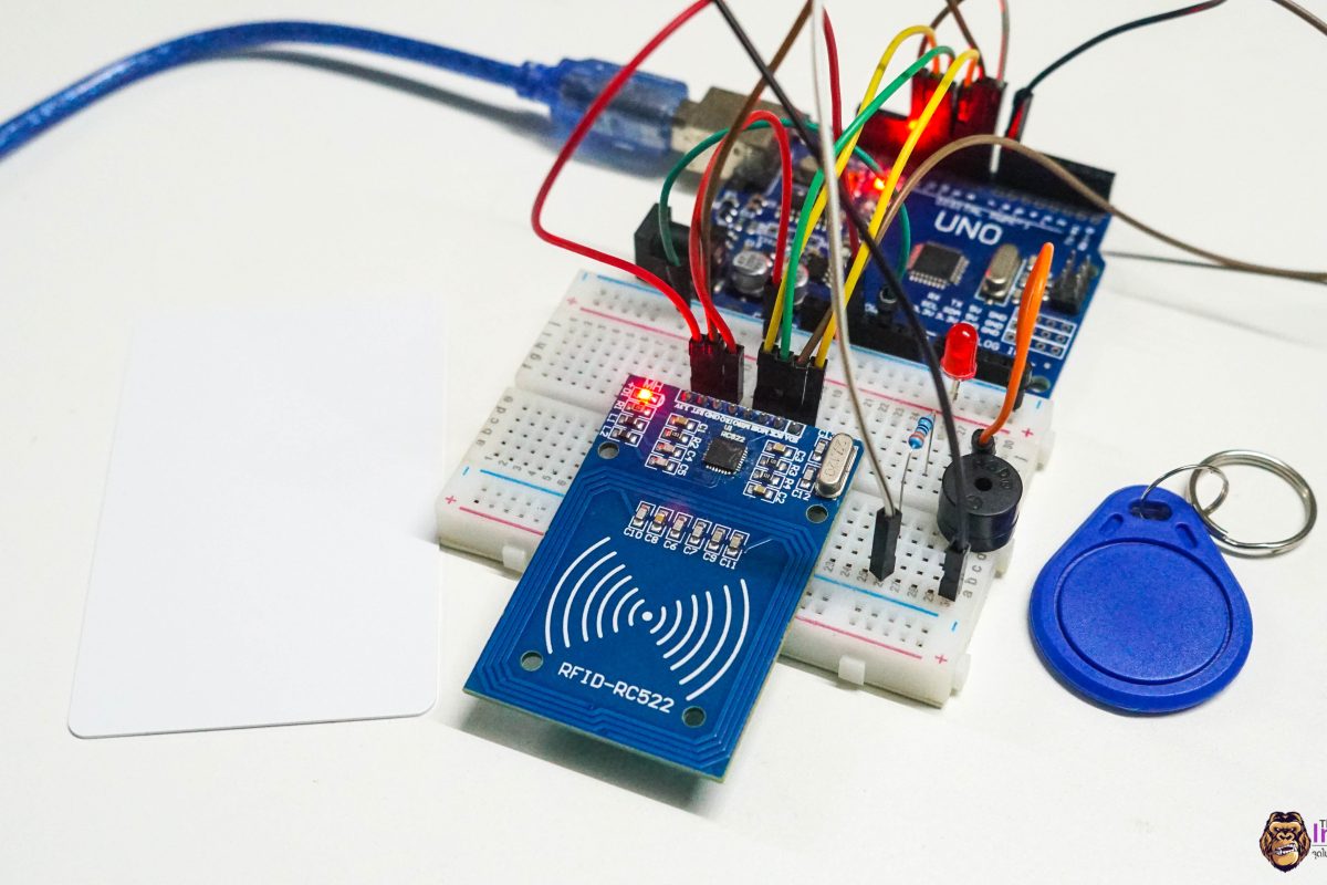 สอนการใช้งานบอร์ด Arduino UNO กับ RFID RC522 อ่านคีย์การ์ดควบคุมการเปิด-ปิดไฟ LED