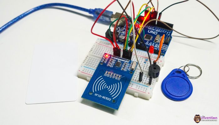 สอนการใช้งานบอร์ด Arduino UNO กับ RFID RC522 อ่านคีย์การ์ดควบคุมการเปิด-ปิดไฟ LED