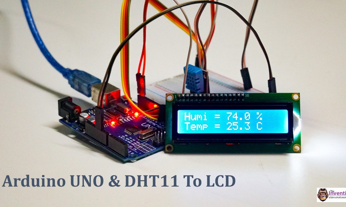 Arduino UNO & DHT11 To LCD
