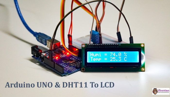 Arduino UNO & DHT11 To LCD