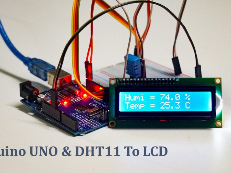 Arduino UNO & DHT11 To LCD