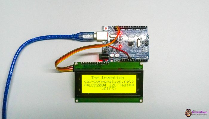 สอนใช้ Arduino : ต่อจอแอลซีดี 20×4 ผ่านพอร์ต I2C กับบอร์ด ARDUINO UNO