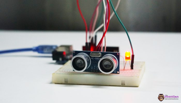 สอนการใช้งาน Ultrasonic Module HC-SR04 กับ Arduino UNO