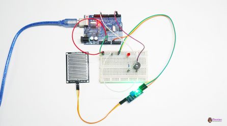สอนใช้งานเซ็นเซอร์วัดระดับน้ำฝน Rain/Water Detection Sensor Module กับ Arduino UNO