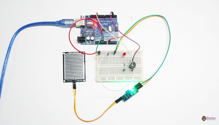 สอนใช้งานเซ็นเซอร์วัดระดับน้ำฝน Rain/Water Detection Sensor Module กับ Arduino UNO