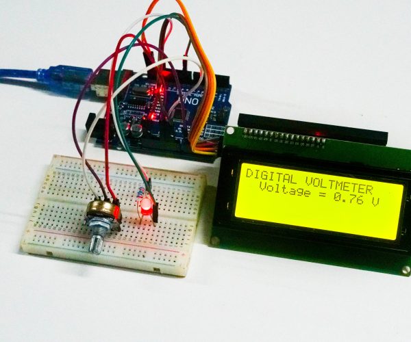 สอนใช้งาน Arduino UNO รับสัญญาณ AnalogInput จากตัวต้านทานปรับค่าได้ ปรับความสว่างหลอดไฟ LED และแสดงผลค่า Voltage ผ่านจอ LCD