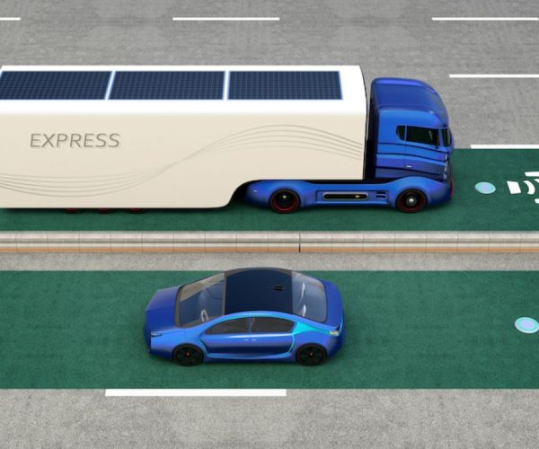 ถนนชาร์จรถยนต์ไฟฟ้า