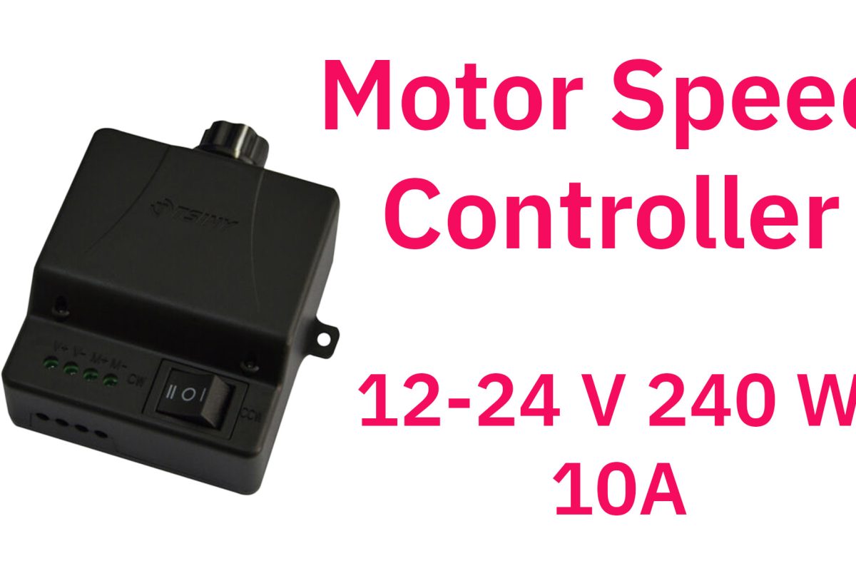 รีวว Motor Speed Controller 12-24 V 240 W 10A