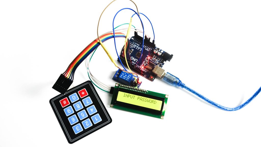 การใช้งาน Matrix Keypad 3×4 ใส่ Password สั่งงาน Relay The Invention