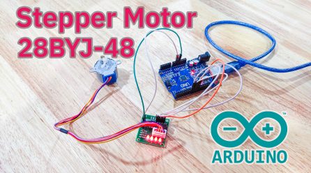 รีวิวการใช้งาน Stepper Motor 28BYJ-48 with Arduino UNO