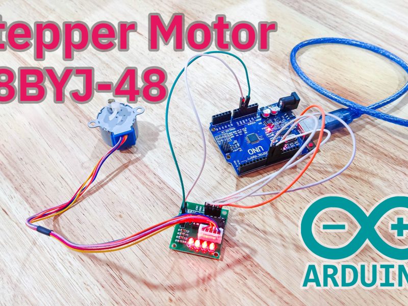 รีวิวการใช้งาน Stepper Motor 28BYJ-48 with Arduino UNO